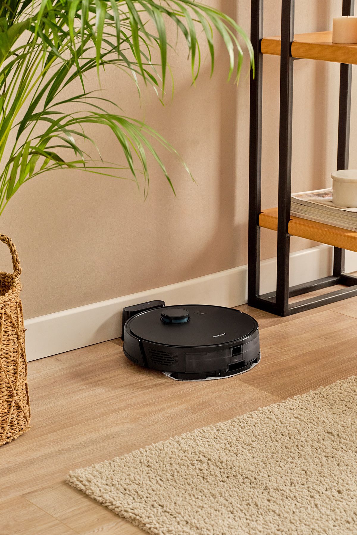 Alex Laser 1291h Moplu Ve Haritalamalı Akıllı 5 Kpa Robot Süpürge Siyah