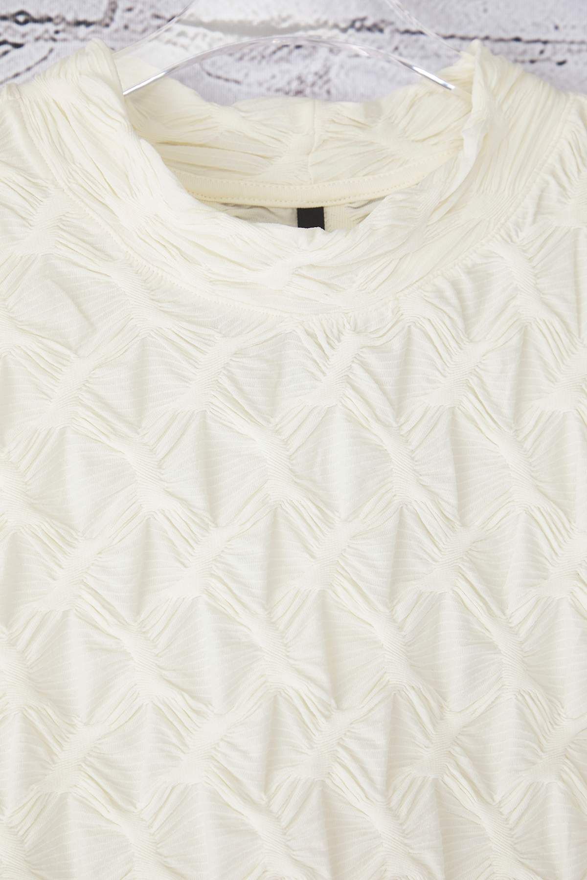 Trendyol Collection-Ecru strukturierte, flexible Strickbluse mit normaler Form TWOSS25BZ00268 6
