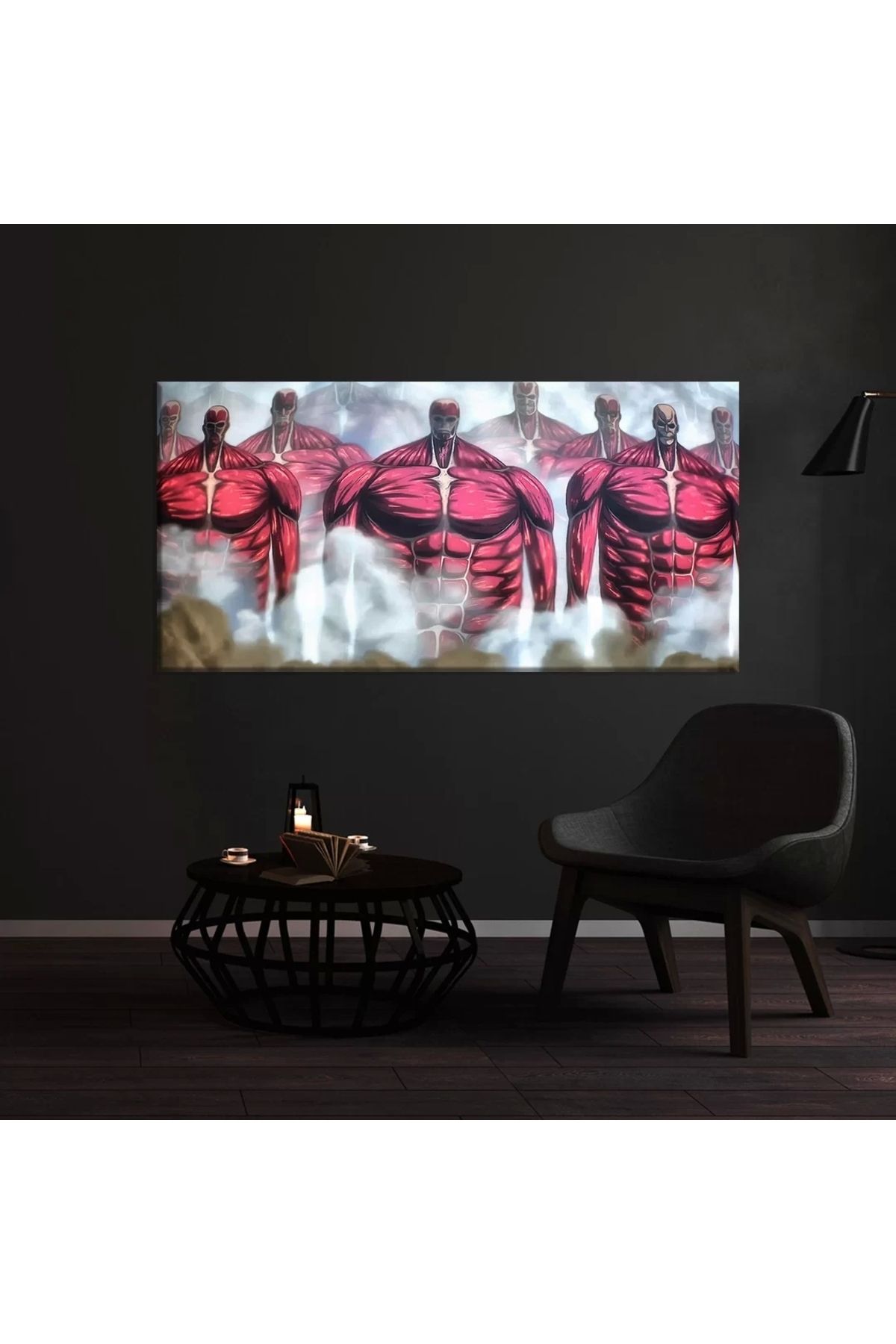 VOGLOO Attack On Titan Çoklu Kanvas Tablo