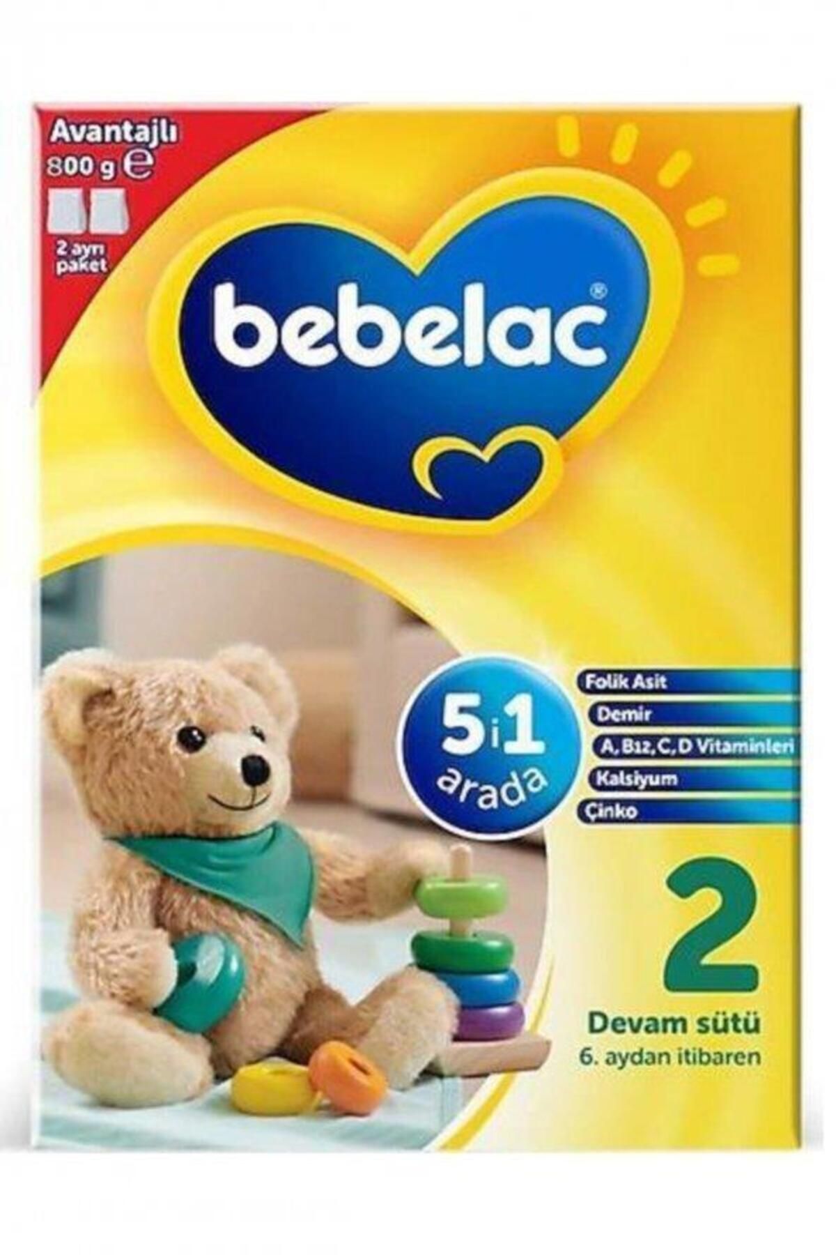 NEZADE STORE Bebelac Bebek Devam Sütü No2 800 Gr