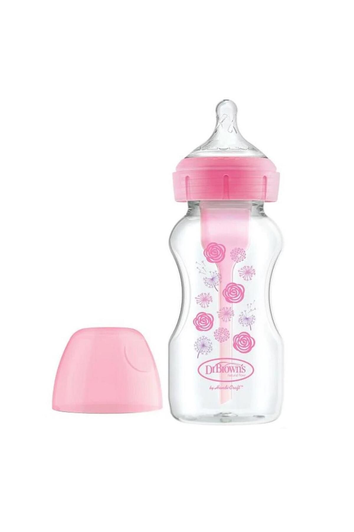 NEZADE STORE PP Geniş Ağız Options Biberon 270 ml Pembe