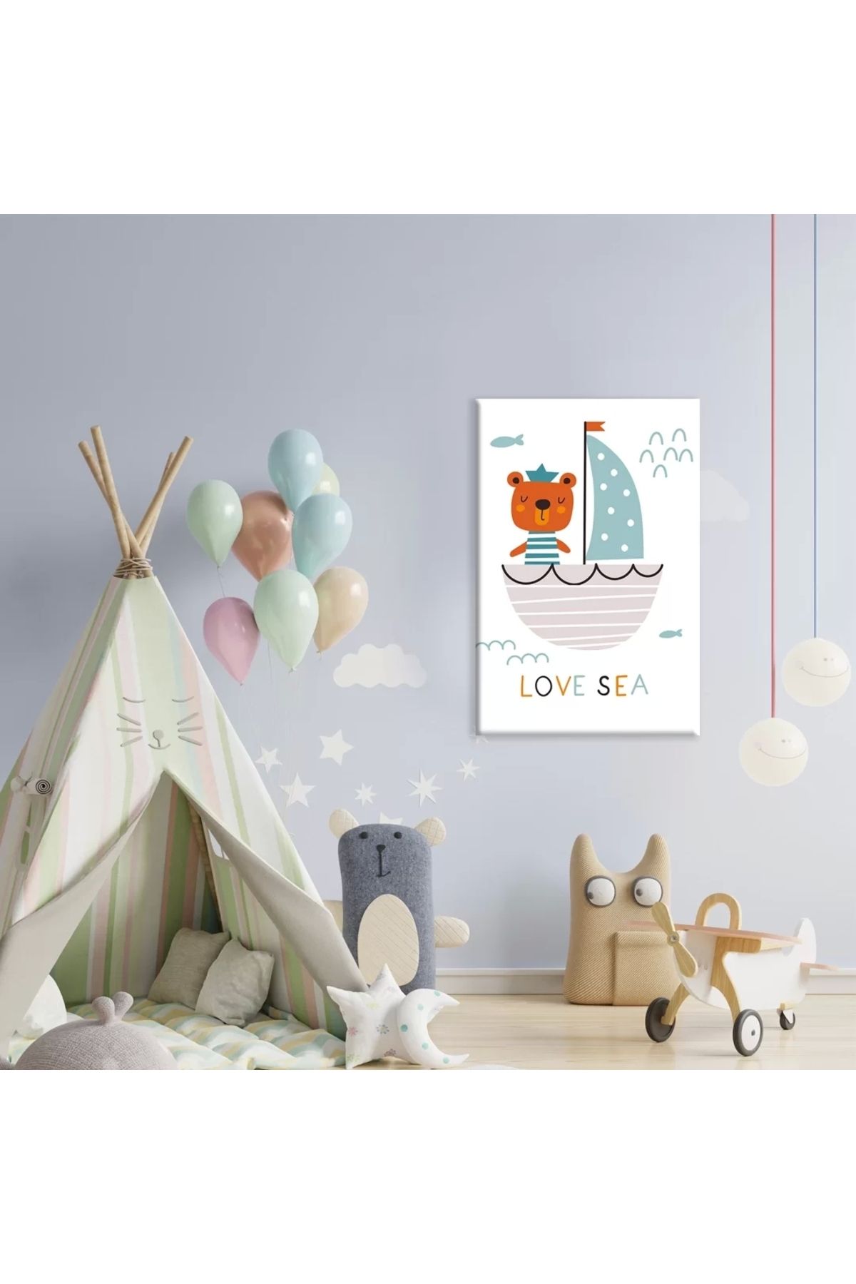 VOGLOO Deniz Aşkı Kanvas Tablo