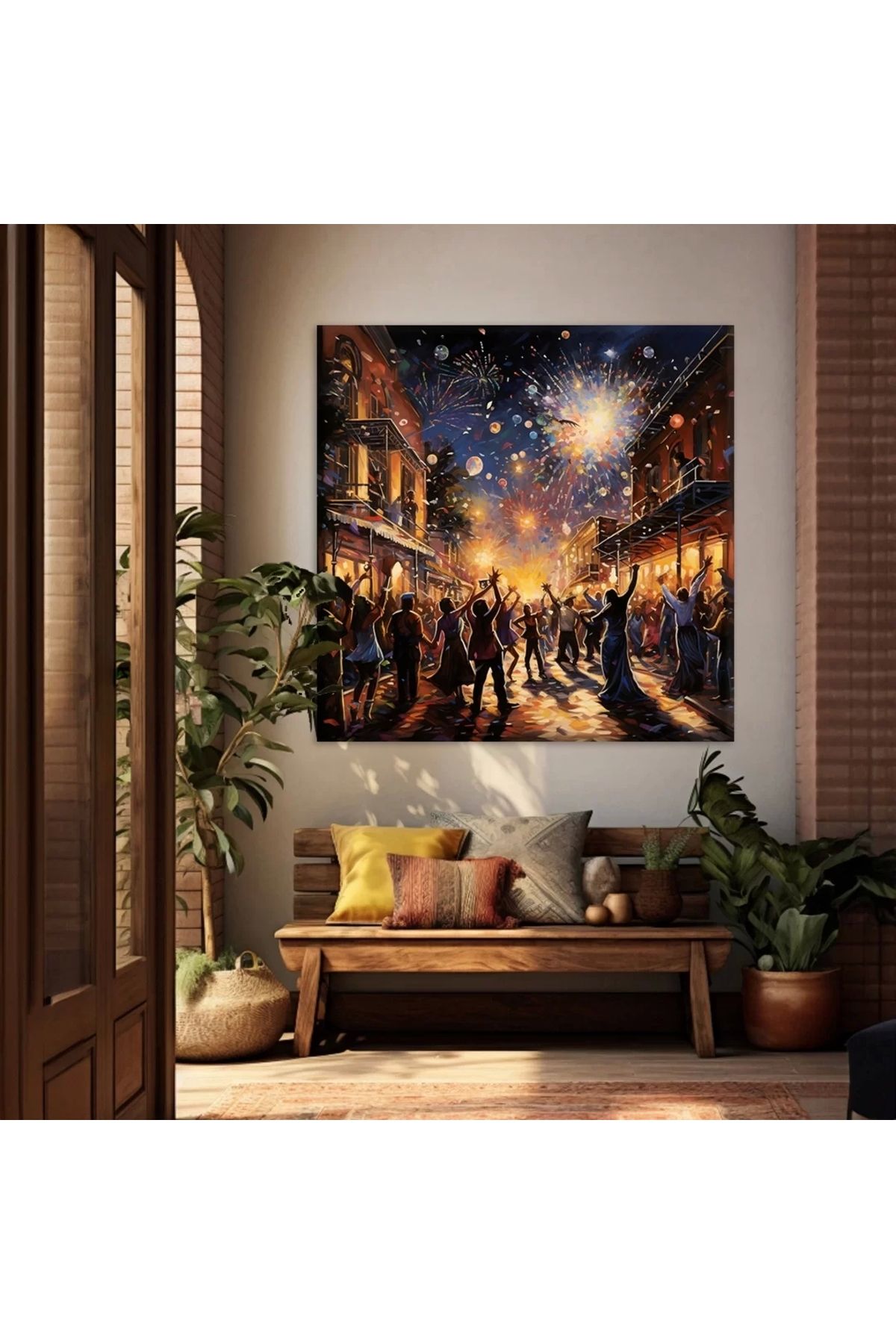 VOGLOO Yıldızlı Gece Festivali Kanvas Tablo