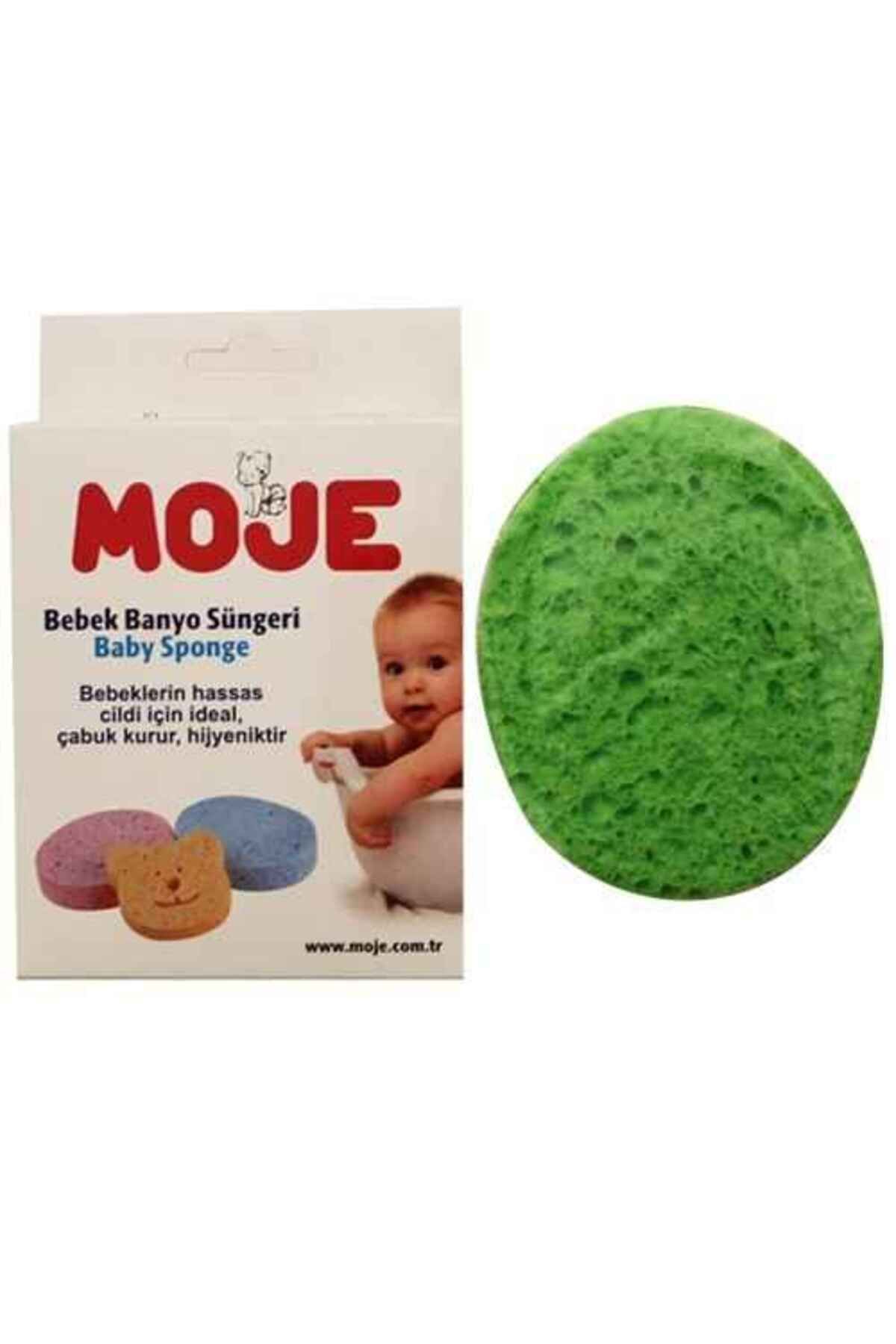 MR RZN STORE Selülozik Bebek Banyo Süngeri Yeşil