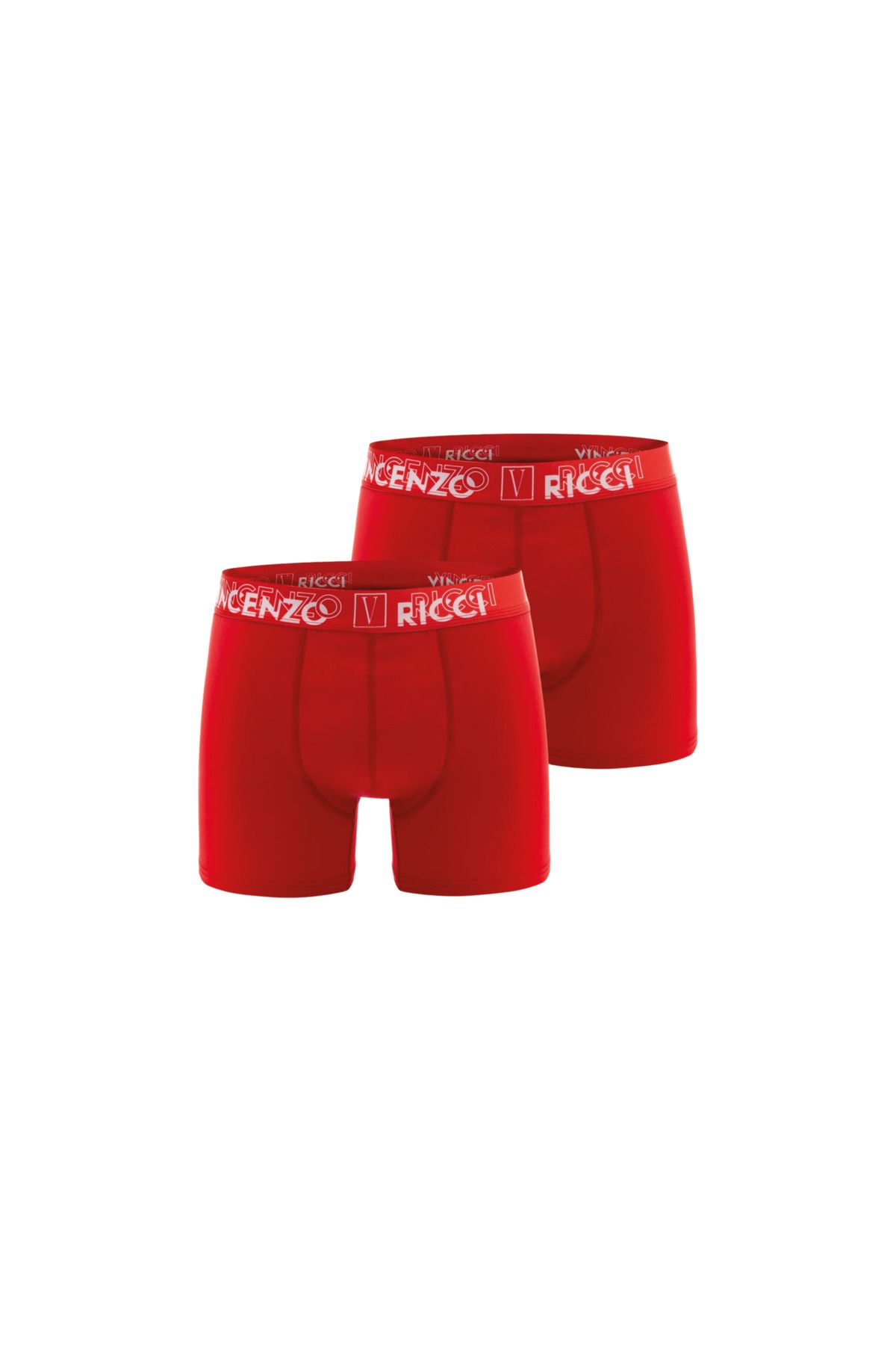 Mode Cool Premium Erkek Boxer – Likralı Yapı, Maksimum Konfor Kırmızı 2li