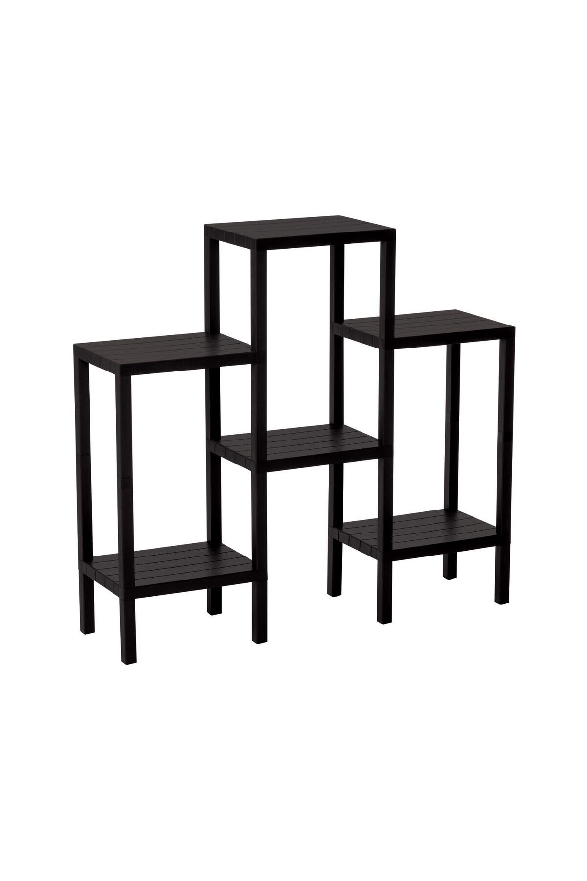 Findit 6 RAFLI - SİYAH MODÜLER ÜNİTE PLASTİK 108x100x29 cm-Findit
