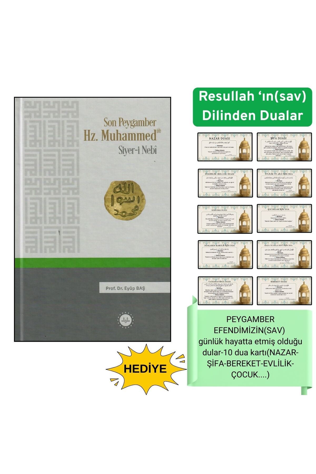 Diyanet İşleri Başkanlığı Son Peygamber Hz. Muhammed Siyer-i Nebi – Eyüp Baş | 312 Sayfa Ciltli (2025)+Dua Kartı Hediye