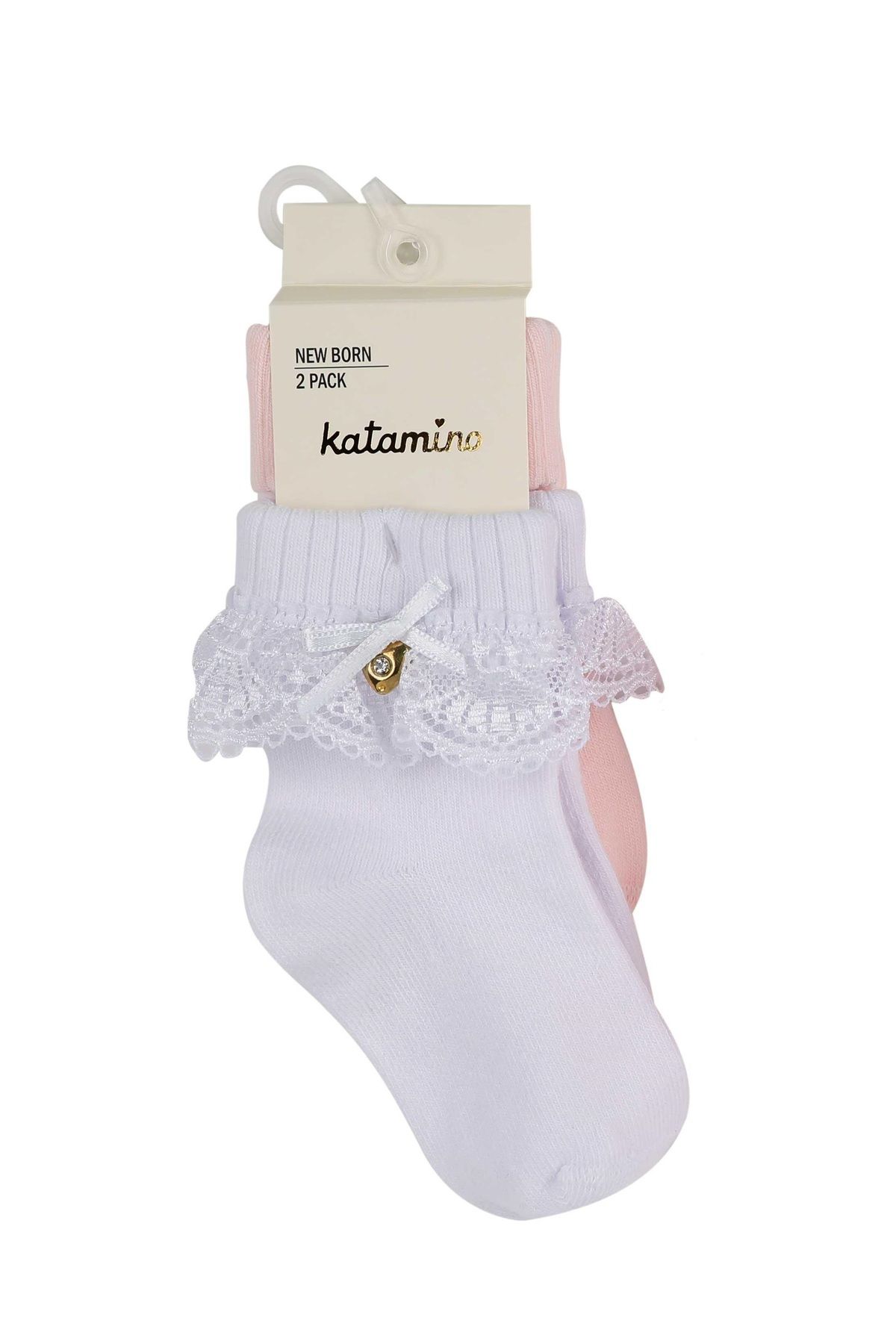 Katamino Amy 2'li Aks. Bebek Soket K44024 Asorti