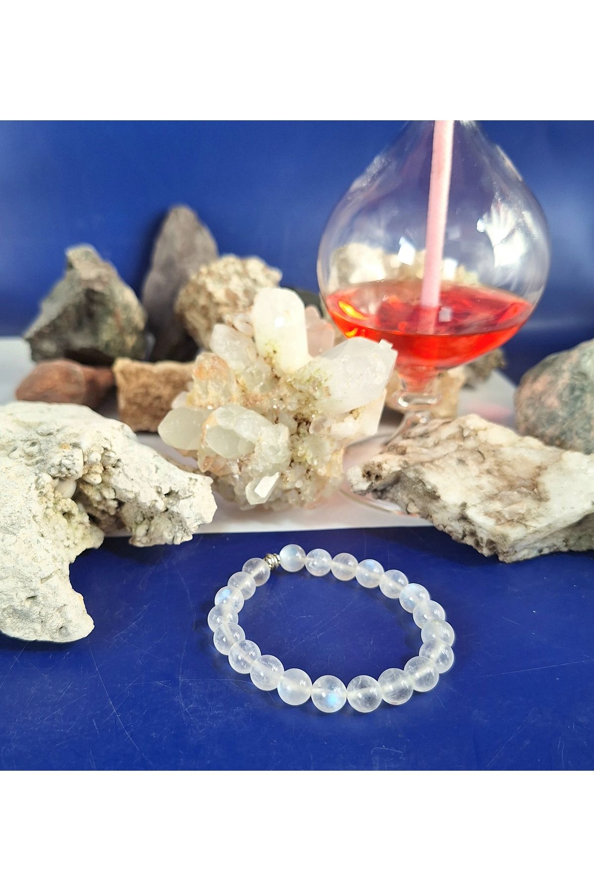 ERSOYDEMİRÖZDETAŞ AYTAŞI 8MM.5 A KALİTE BİLEKLİK