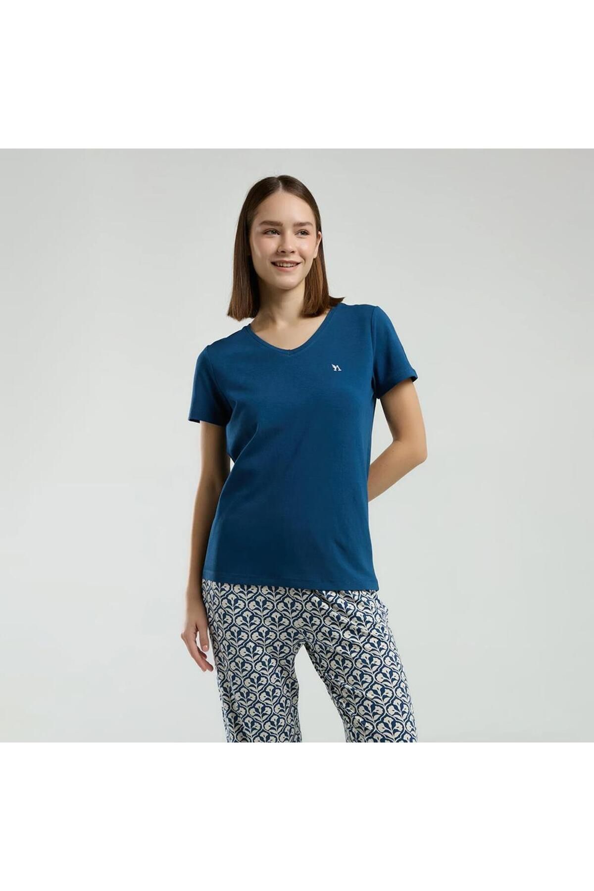 Arnetta 3213S Kadın Kapri Yazlık Pijama Takım