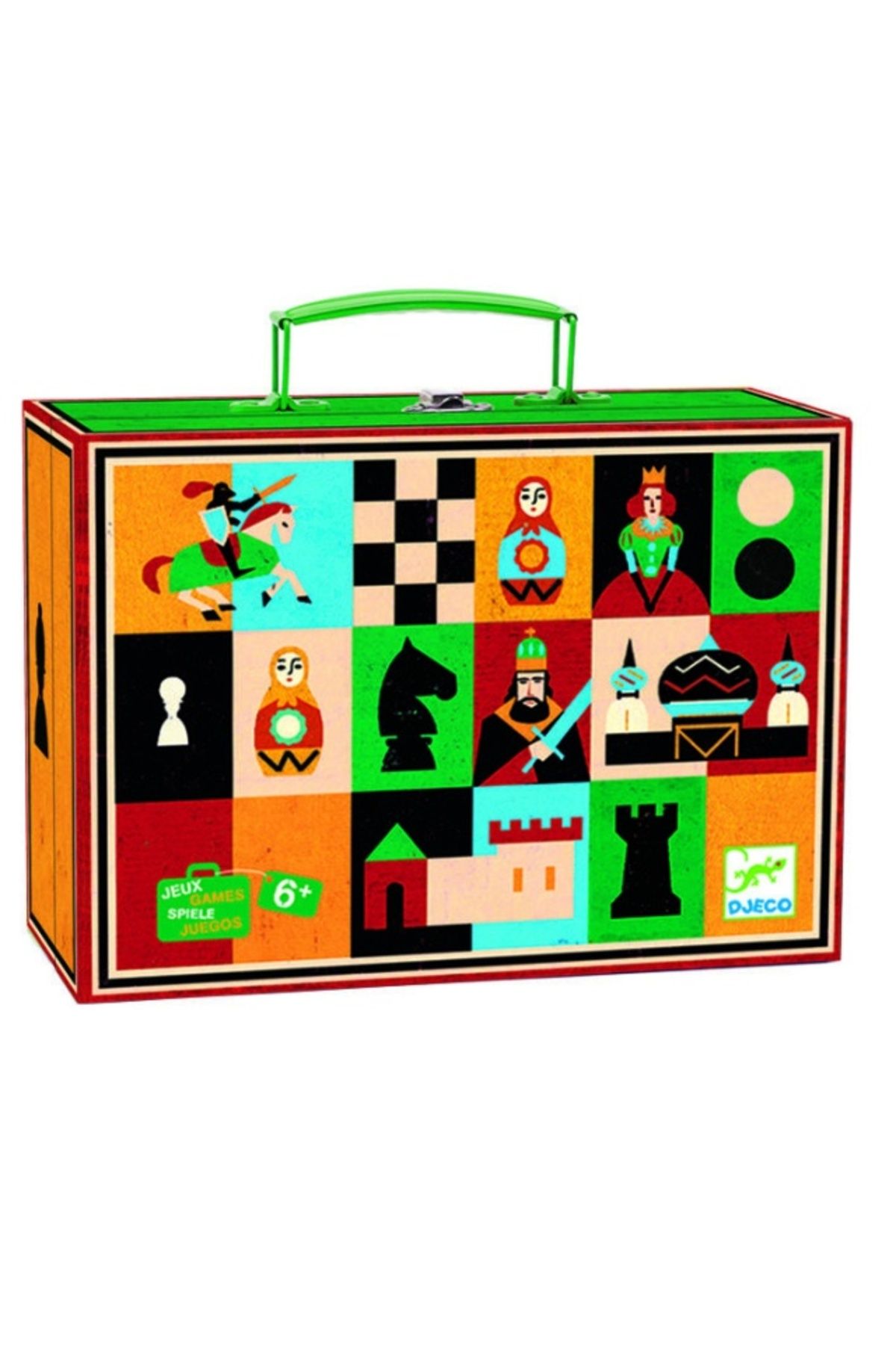 djeco-Classic Game Chess And Checkers, 1