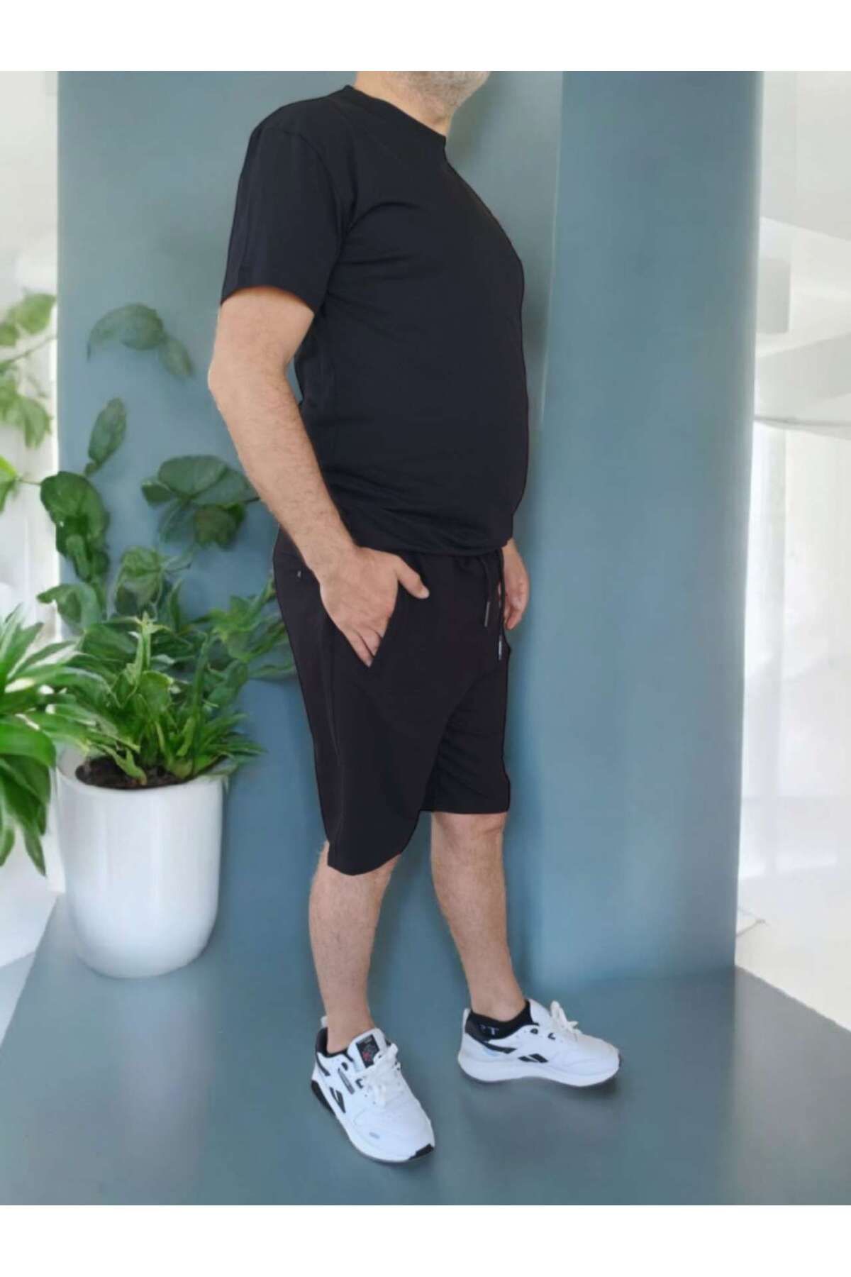 Besa Yazlık ŞORT 3 Cepli Kaliteli Kumaş Lastikli ve Bağcıklı Bel