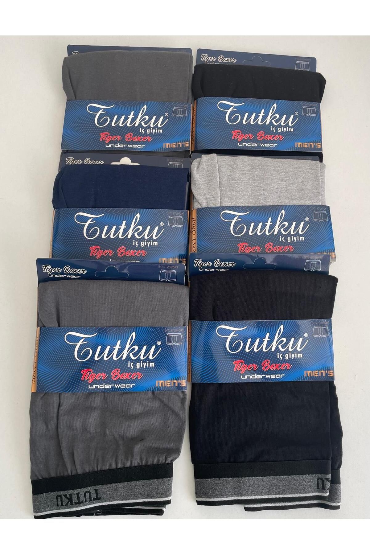 H&S STORE tutku erkek 6 lı spor boxer dört farklı renkli elestan kaliteli ve rahat