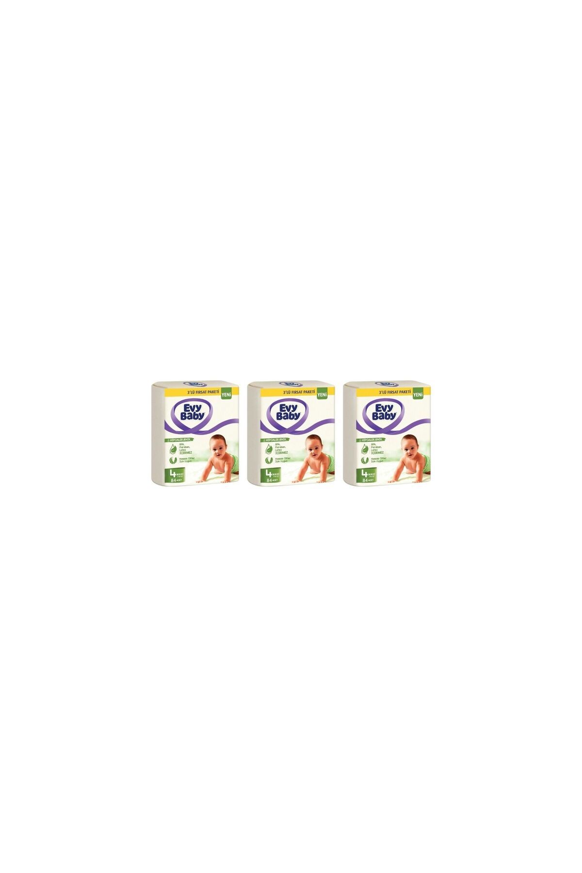 Evy Baby Bebek Bezi Maxi 4 Beden 7-14 Kg 252 Adet