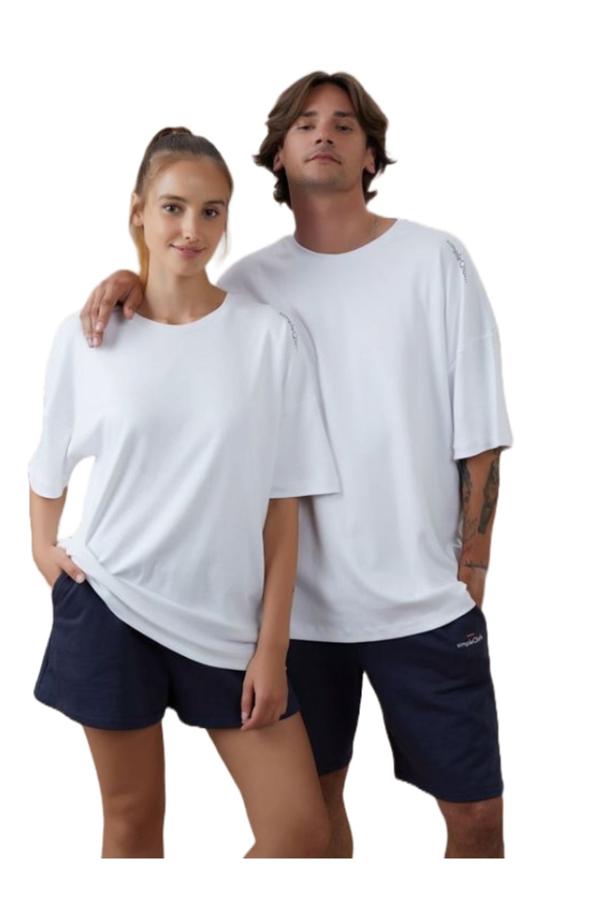 Asperado Oversize Beyaz Premium T-shirt