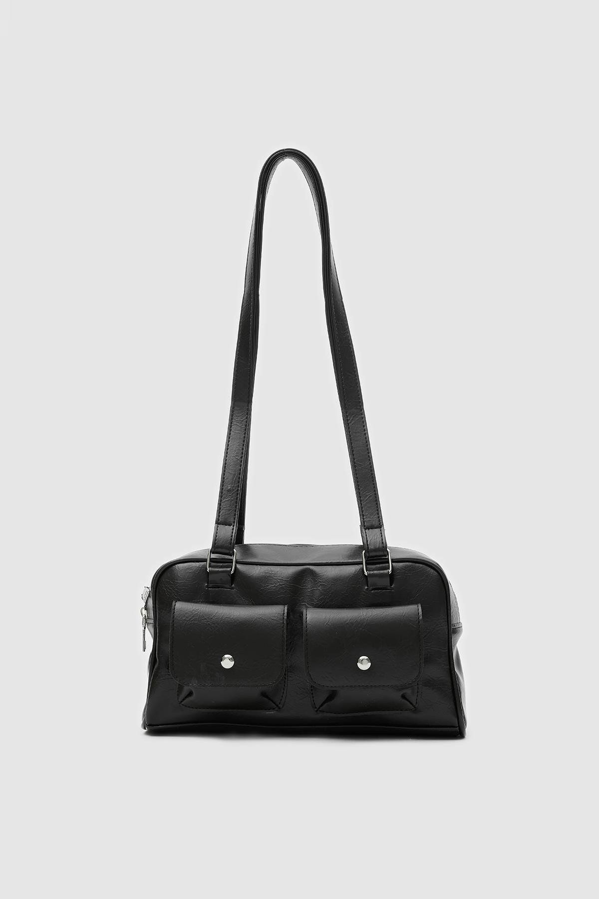 Shule Bags Maschine Siyah Baget Çanta