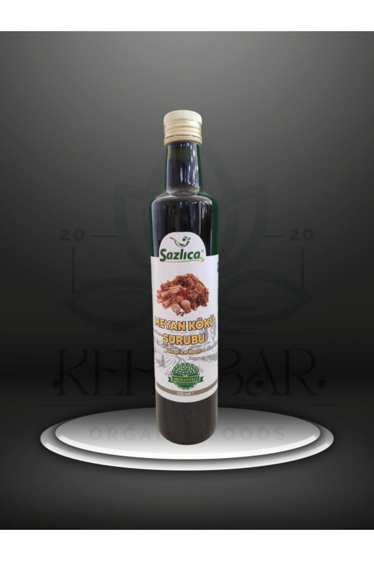 Sazlıca Organik Sazlıca Meyankökü Şurubu - 500 ml