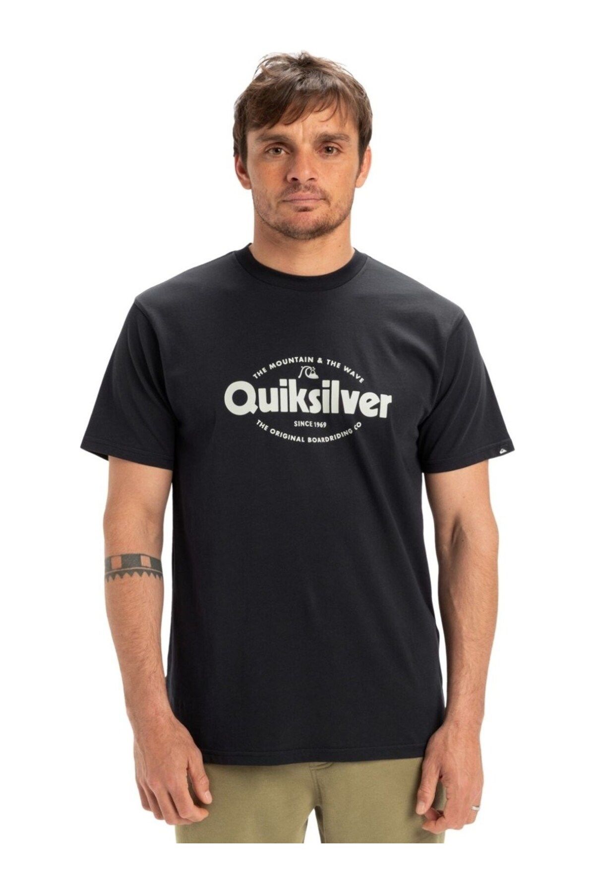 Quiksilver Quıksılver Ev Shape All Day Ss Dark Navy Erkek T-shırt Eqyzt08052-ktp0