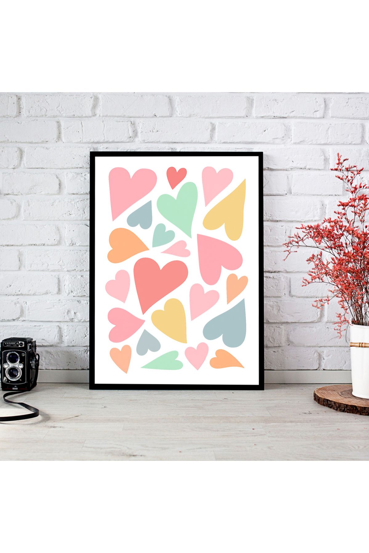 woodsia Çerçeve Görünümlü Çerçevesiz MDF Poster Tablo MDF_TEK1209