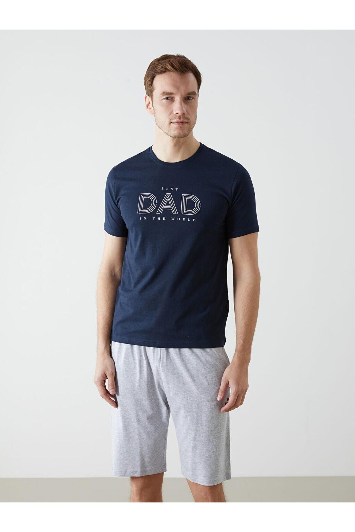 LC Waikiki Standart Kalıp Erkek Şortlu Pijama Takımı (S5)