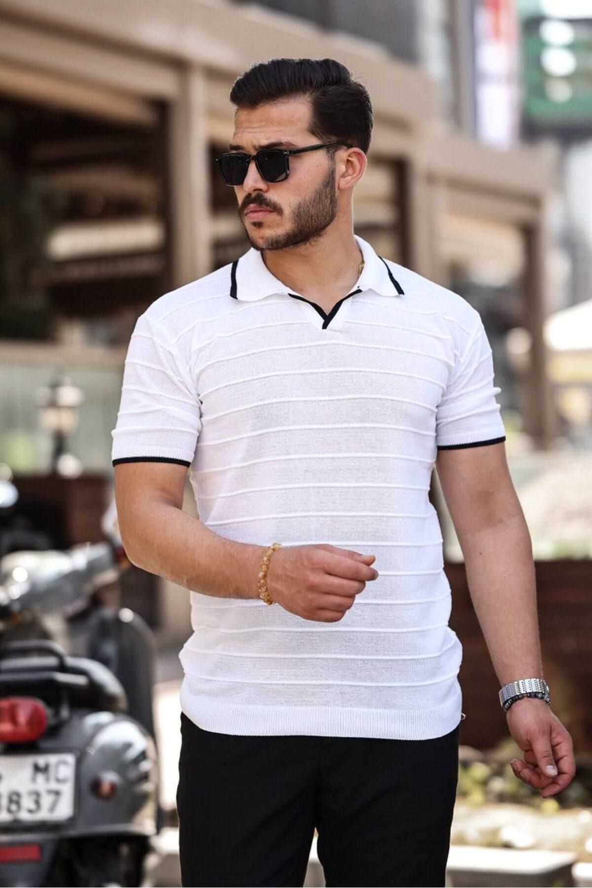 TMB Hemşire Yaka Tişört Beyaz