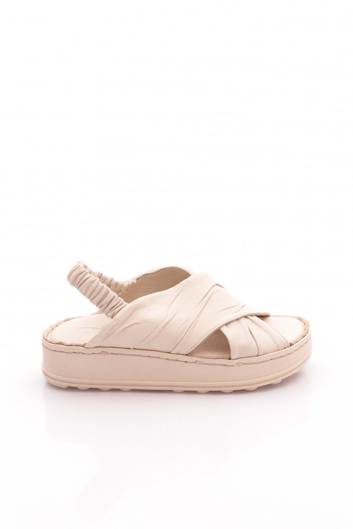 Mammamia D25Ys-2585 Kadın Deri Sandalet