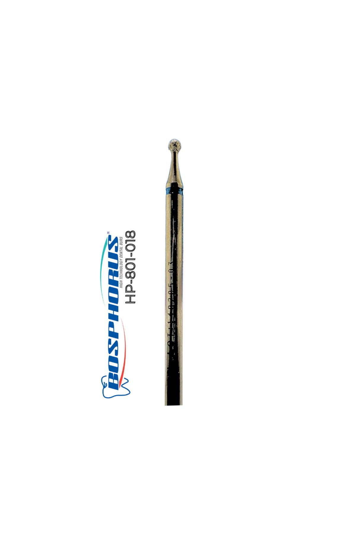 Bosphorus Tekmetal Kuru Manikür Uc Topbaş 018 Mm Doğal Elmas Freze Manikür Uc Törpü Makinası Ucu Iso Ve Ce Onaylı