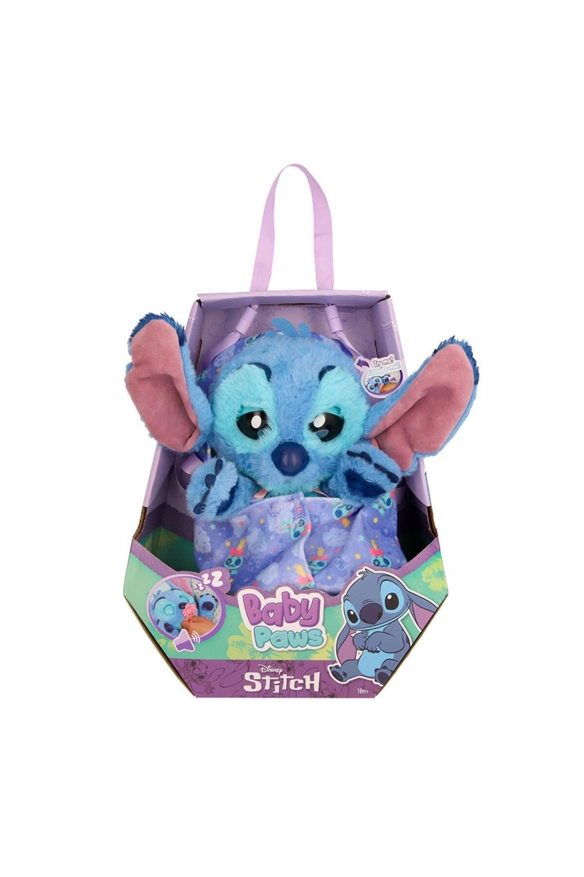 SECTOYS Baby Paws Sesli Stitch Peluş 20 cm Peluş Stitch Sesli Oyuncak Orijinal