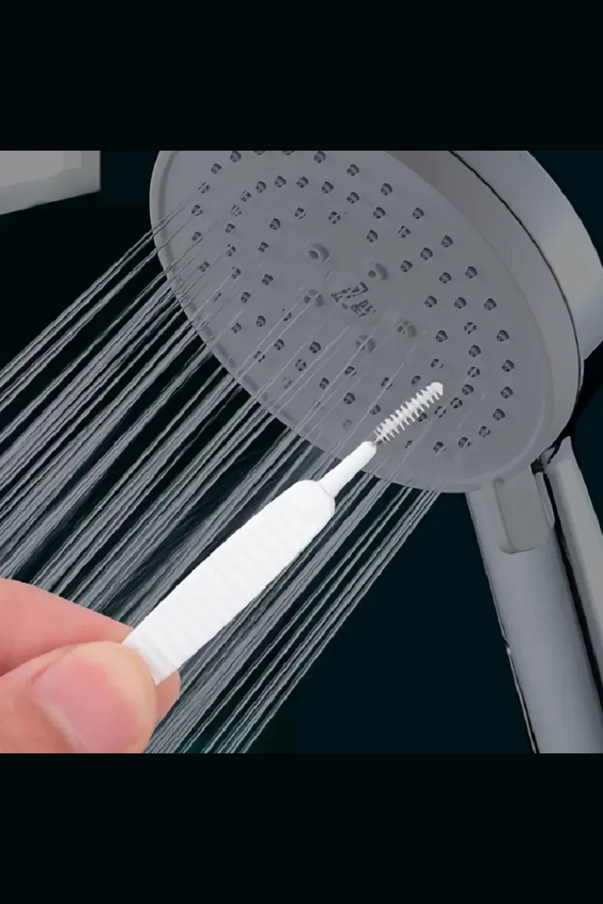 HOME ALL Çok Fonksiyonlu Duş Başlığı Aralık Temizleme Fırçası 10 adet, Banyo Aksesuarları
