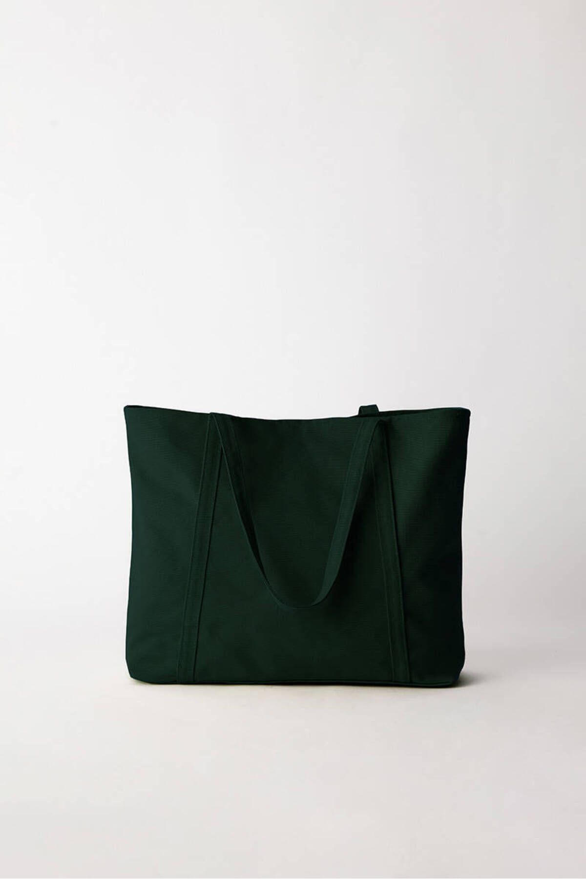 BE BLUE-Forest Green Canvas Bag 4