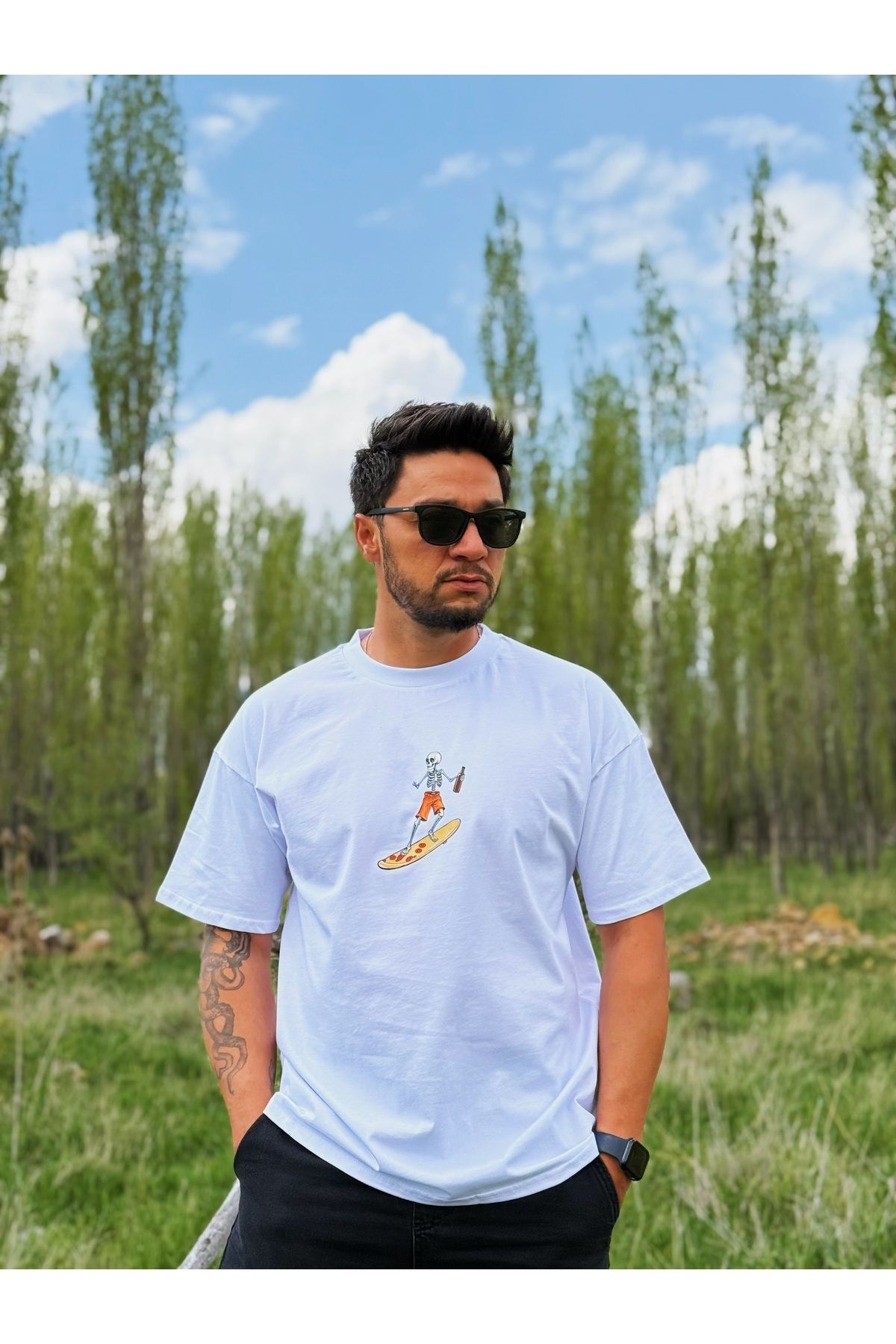 Store Unisex Oversize Tişört - Ölümüne Tatil