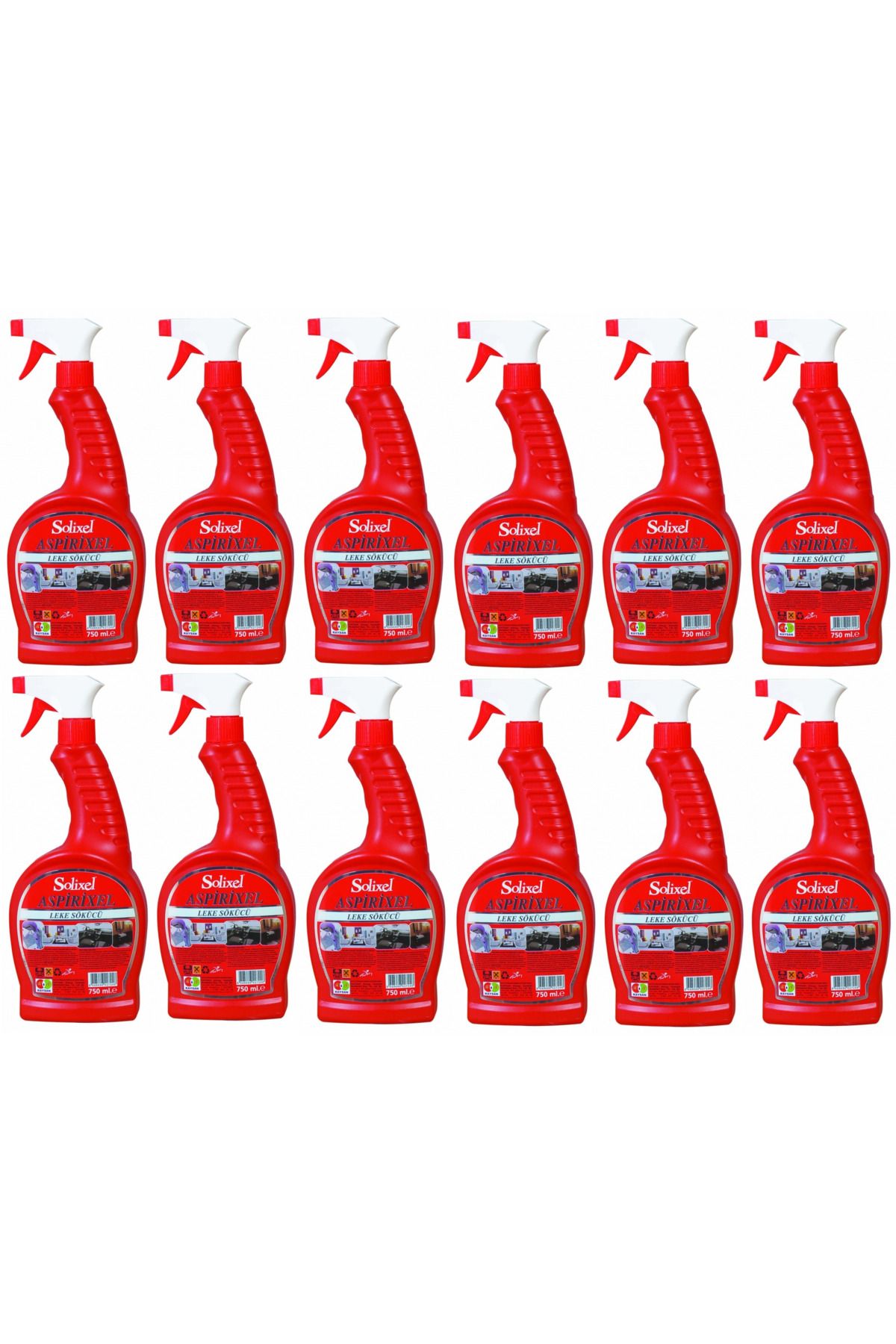 SOLİXEL ASPİRİXEL LEKE SÖKÜCÜ 750 ML KOLİ İÇİ: 12 ADET
