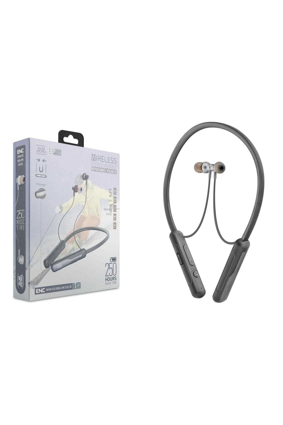 hope try EP124 Boyun Askılı Bluetooth Kulaklık 250 Saat SİYAH