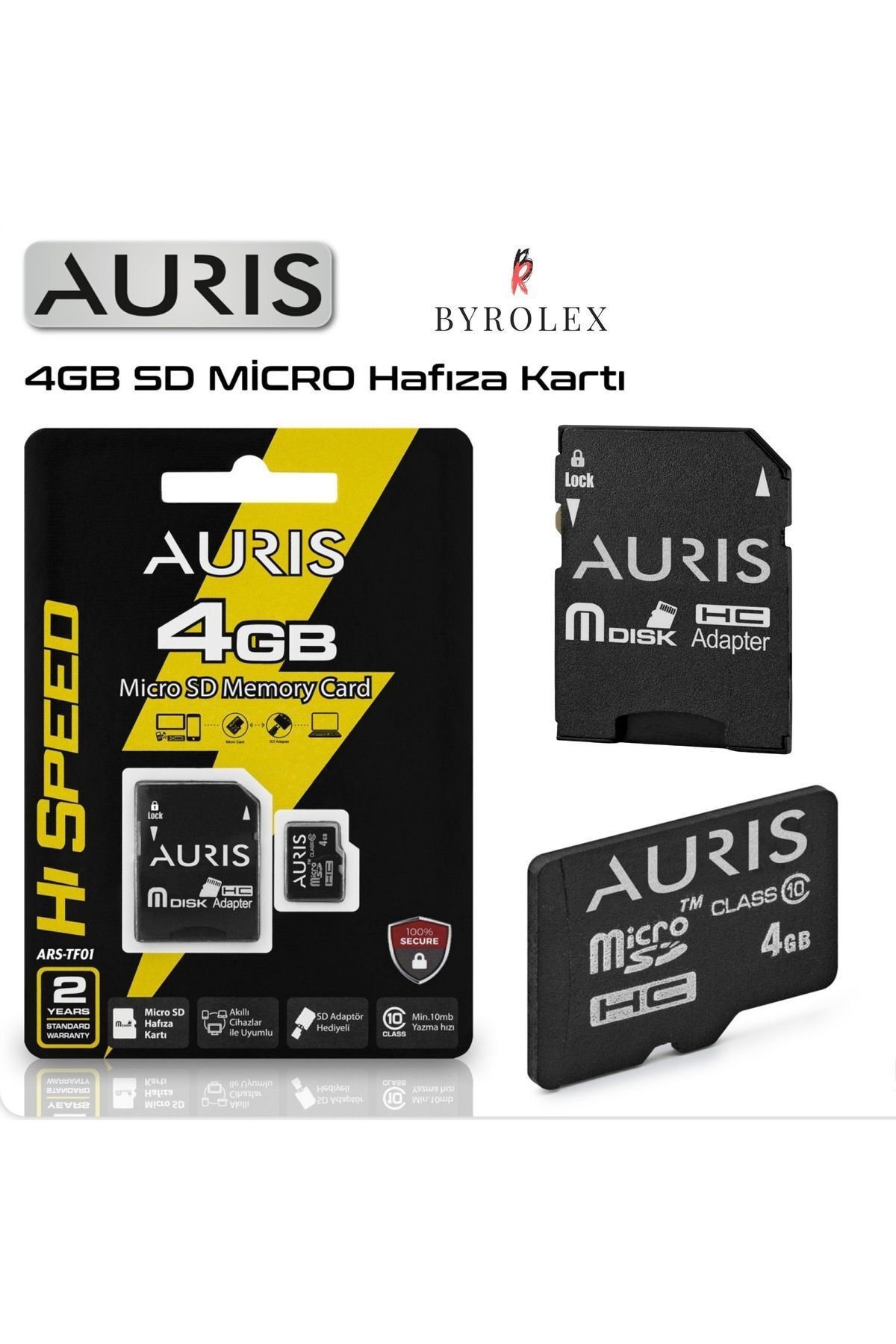 Auris AKILLI CİHAZLARLA UYUMLU MİNİ SD HAFIZA KARTI