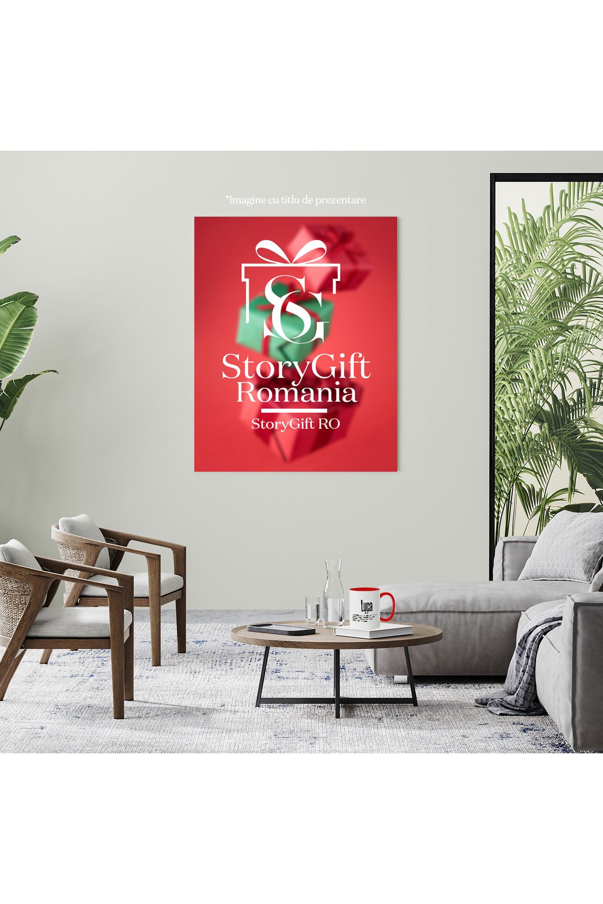 StoryGift Romania-Mug With The Name Luca, With Motivational Message, Creative, Energetic, Curious, Smart, F, With Red Handle 4