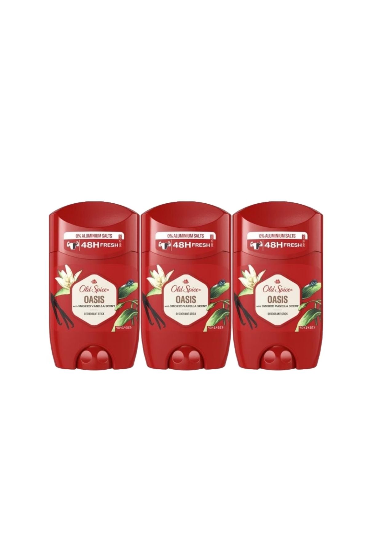 Old Spice Set 3 X Stick Antiperspirant 50ml Oasis, Parfum Proaspat Intens, Anti-urme Albe - One Size