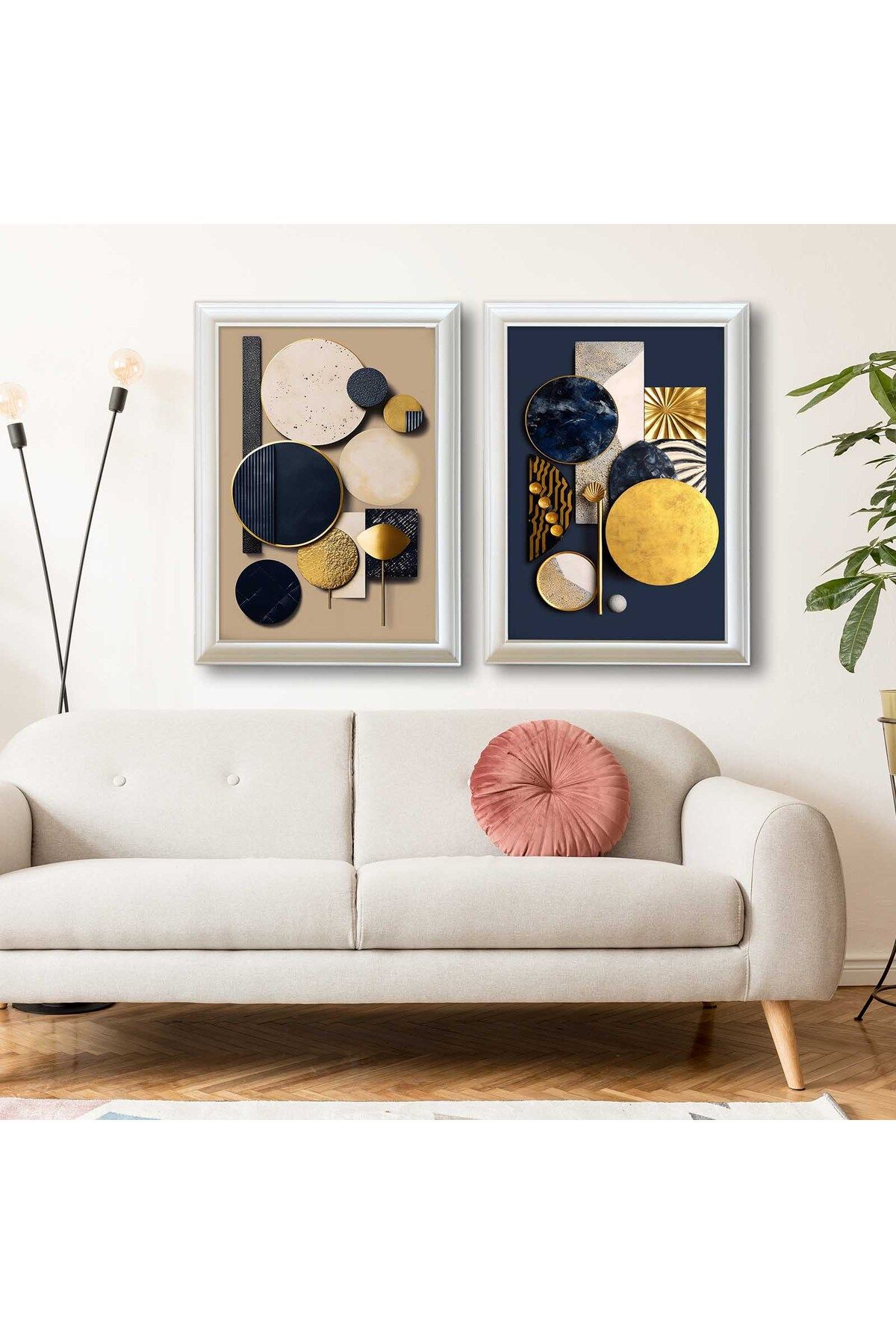 Özgül Grup 2 PARÇA 60X82 CM ÇERÇEVELİ TABLO