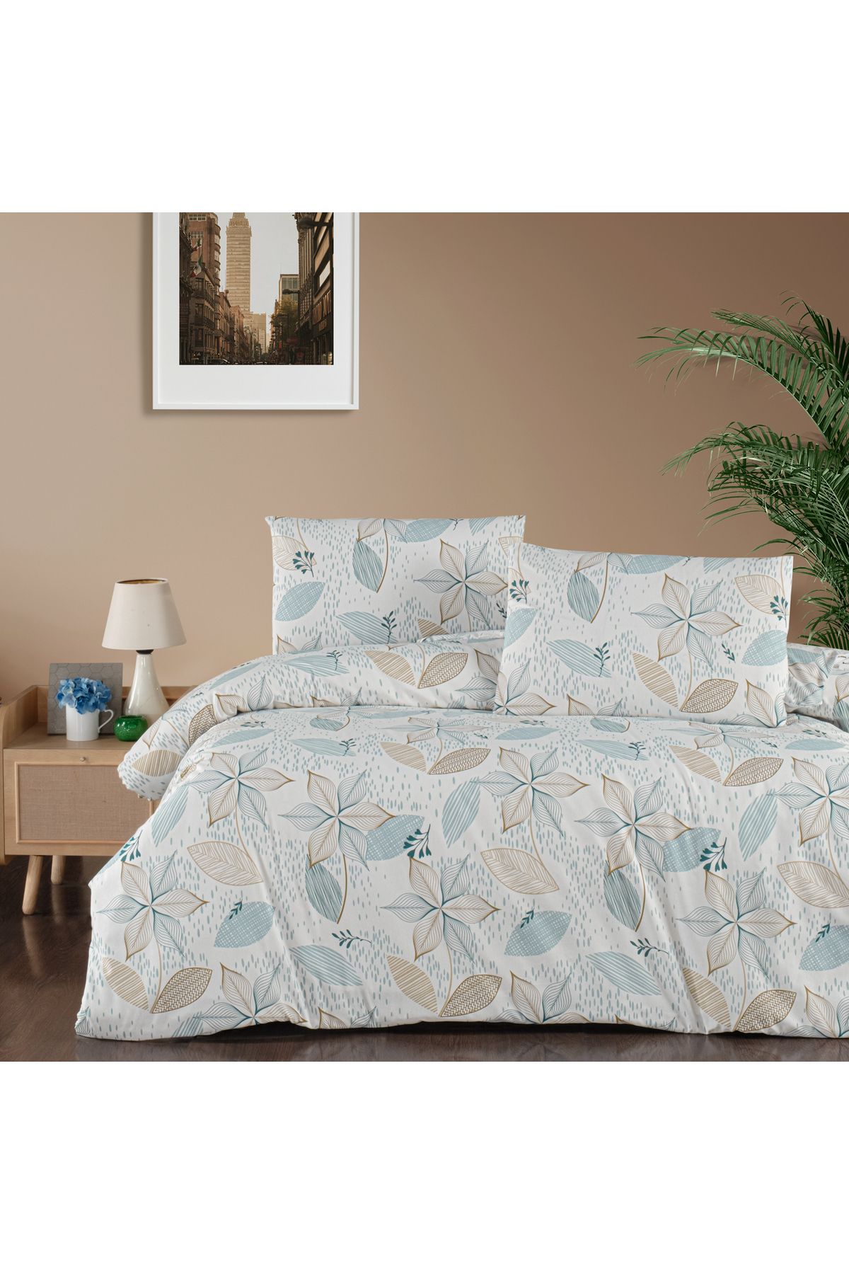 Schafer Home Brena Çift Kişilik Nevresim Takımı-4 Parça