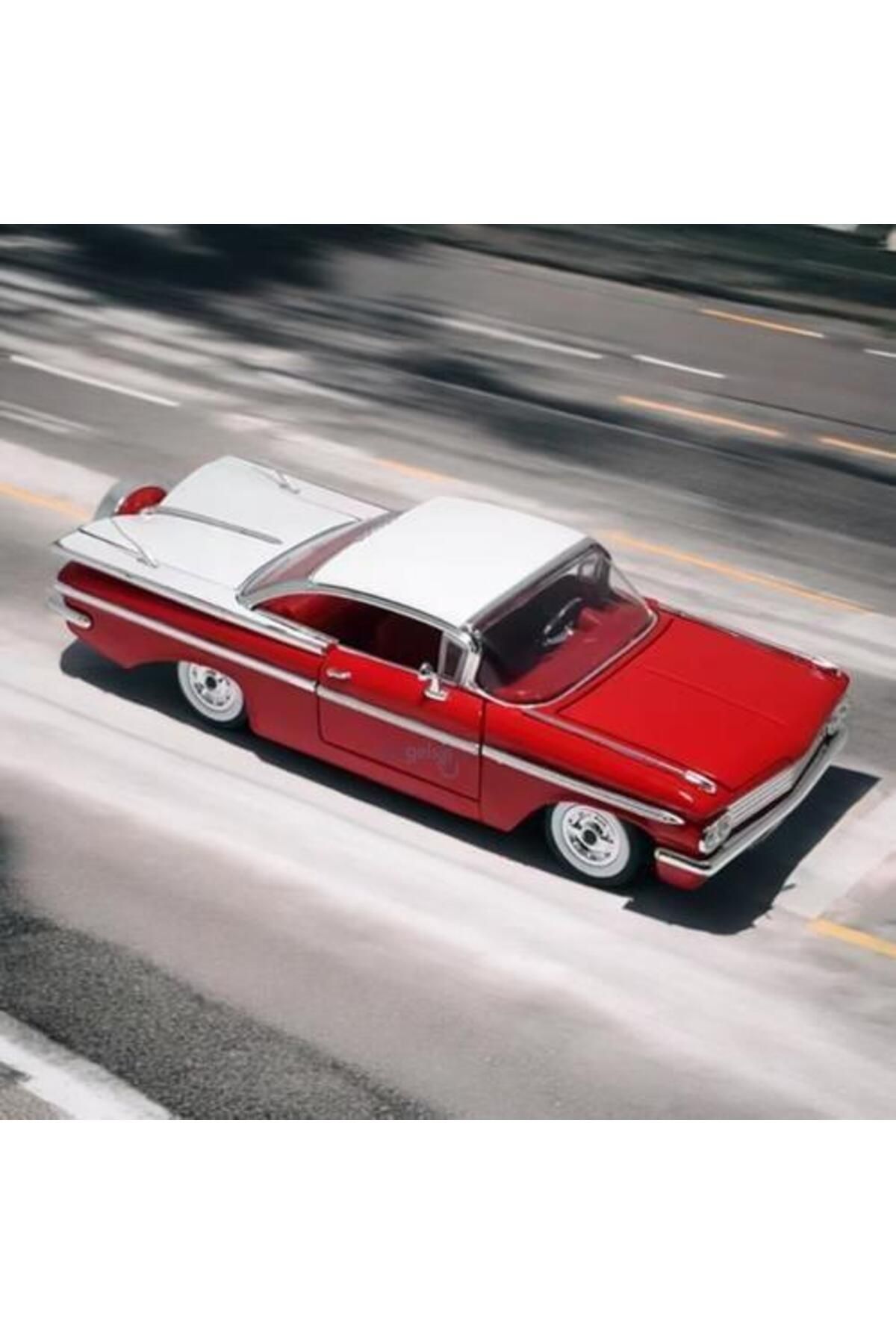 jetlegelsin Metal 1:24 1959 Chevy Impala Model Araba