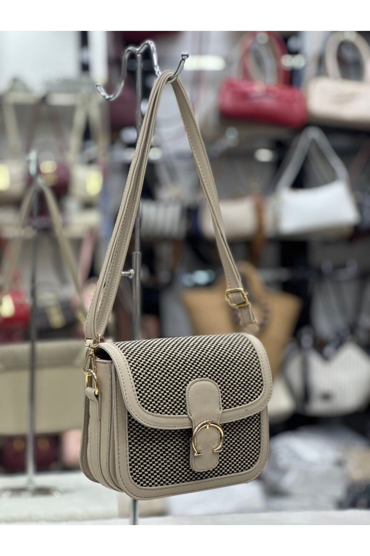 bynarincollection günlük tokalı model kol ve omuz çantası
