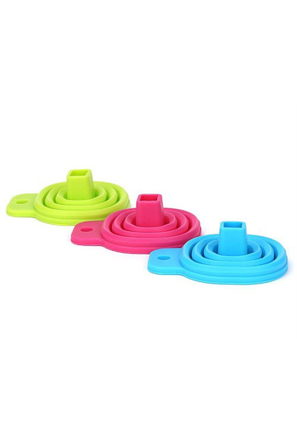 Biomak Silicone Folding Funnel Katlanır Huni Asorti