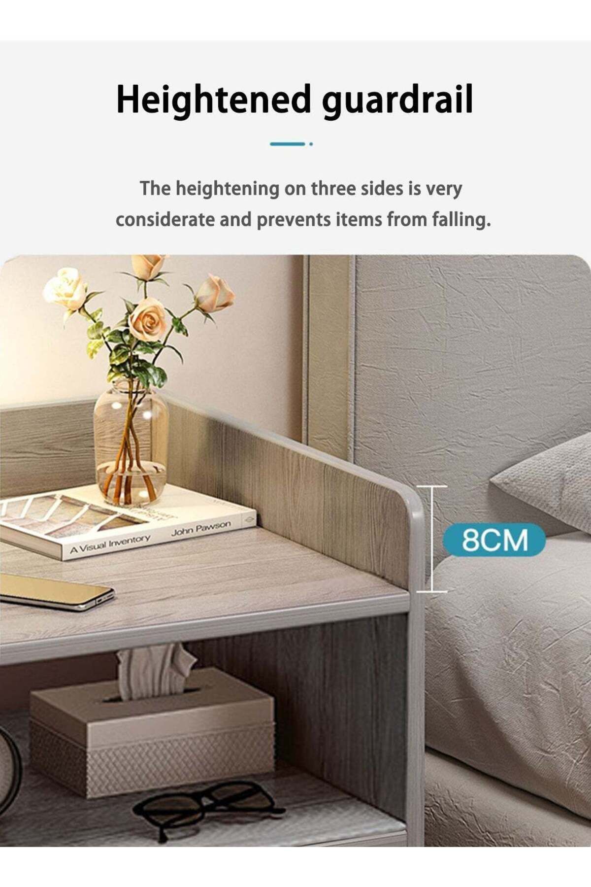 soufa dibaj-Large-Capacity MDF Engineering Board Storage Home Bedside Coffee Table And Nightstand With Drawer 4