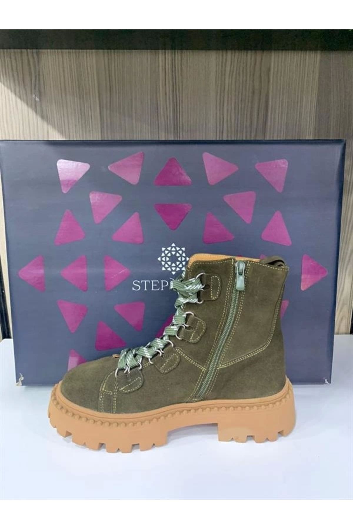 Store Z322412 Deri Fermuarlı Bot