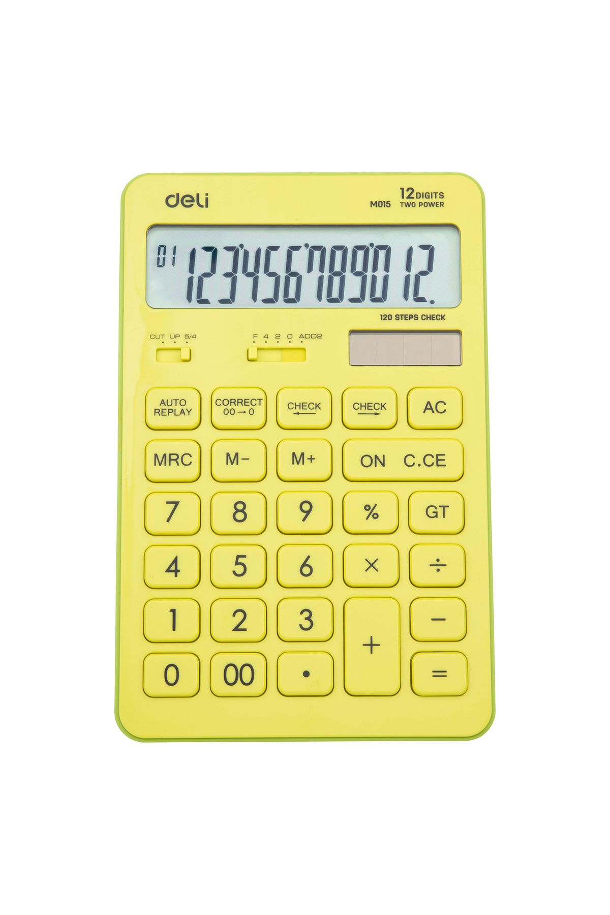 Deli Calculator De Birou Cu 12 Cifre 1551 Mint Pastel Deli - One Size