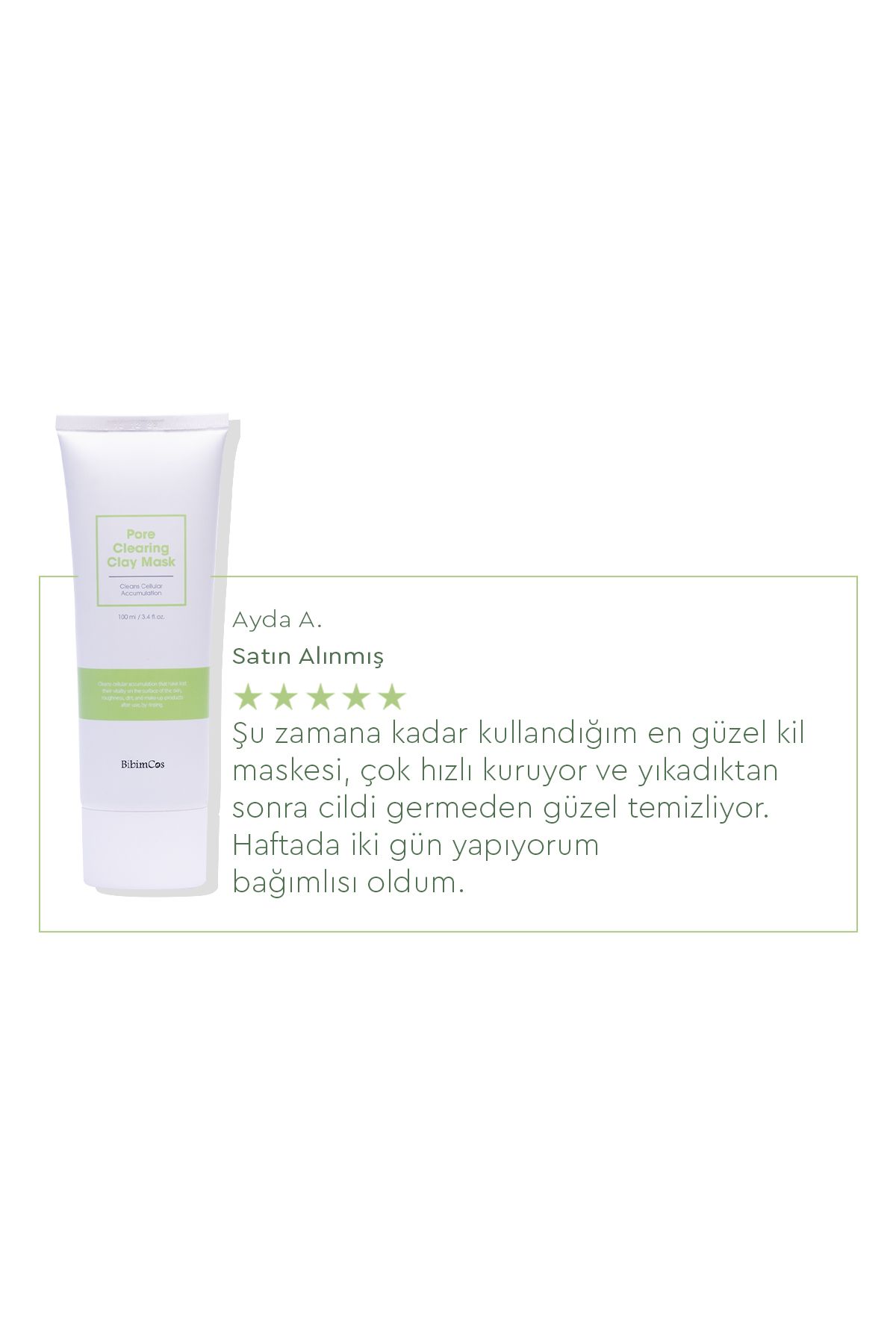 Bibimcos-Pore Clearing Clay Mask 100 ml – Clay Mask Special for Pore Cleansing 7