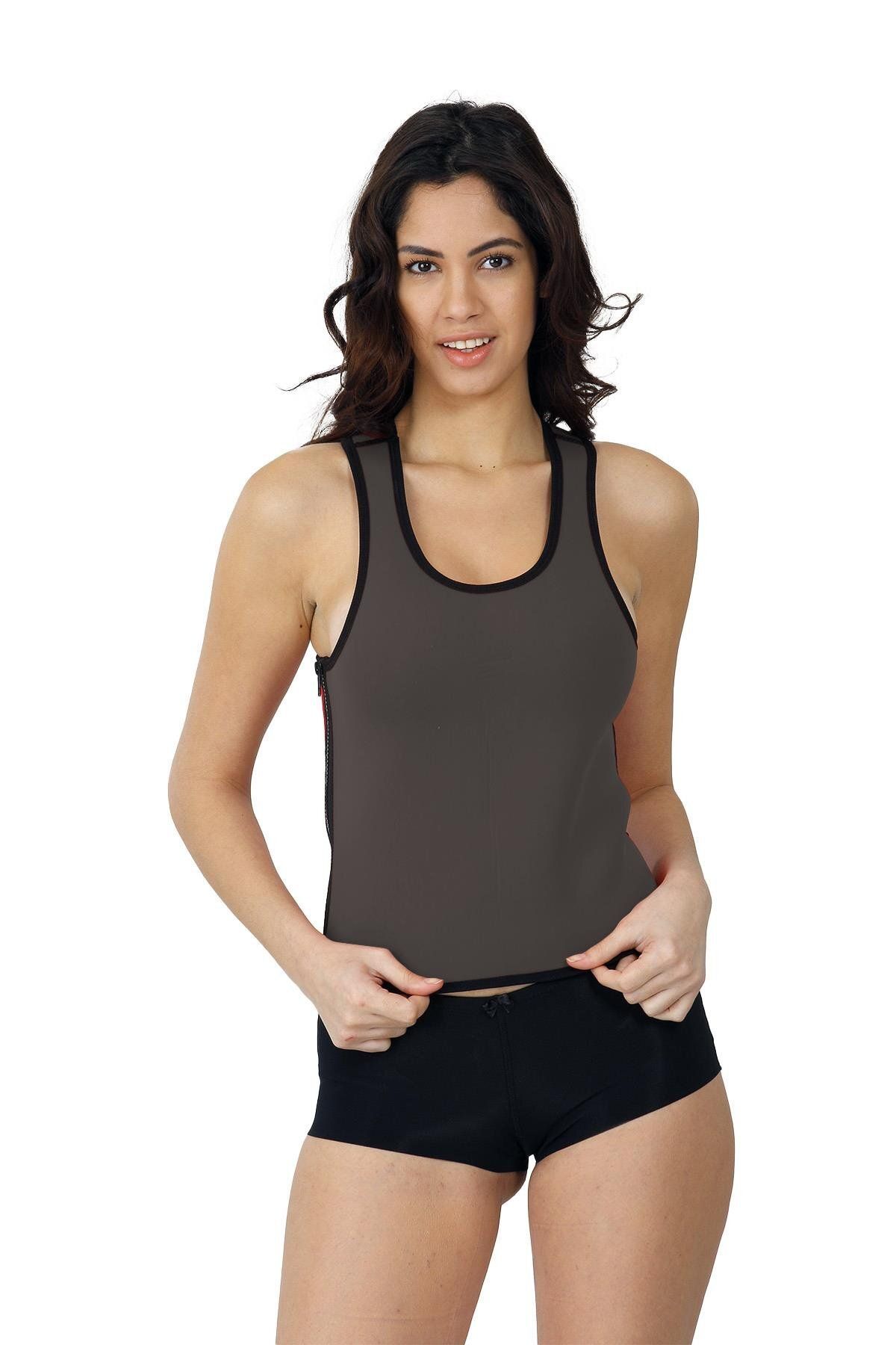 ASFSTORE KAHVE MI 9157 Terlemeyi Sağlayan Kısa Atlet
