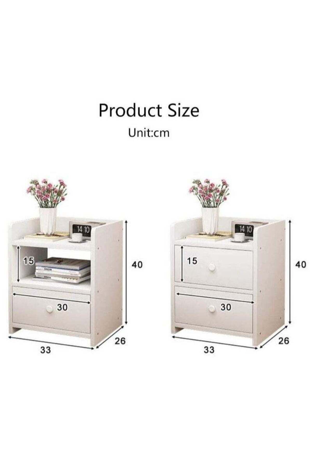 soufa dibaj-Simple Bedside Table Nightstand Bedside Cabinet Side Table End Table Sofa Table 4