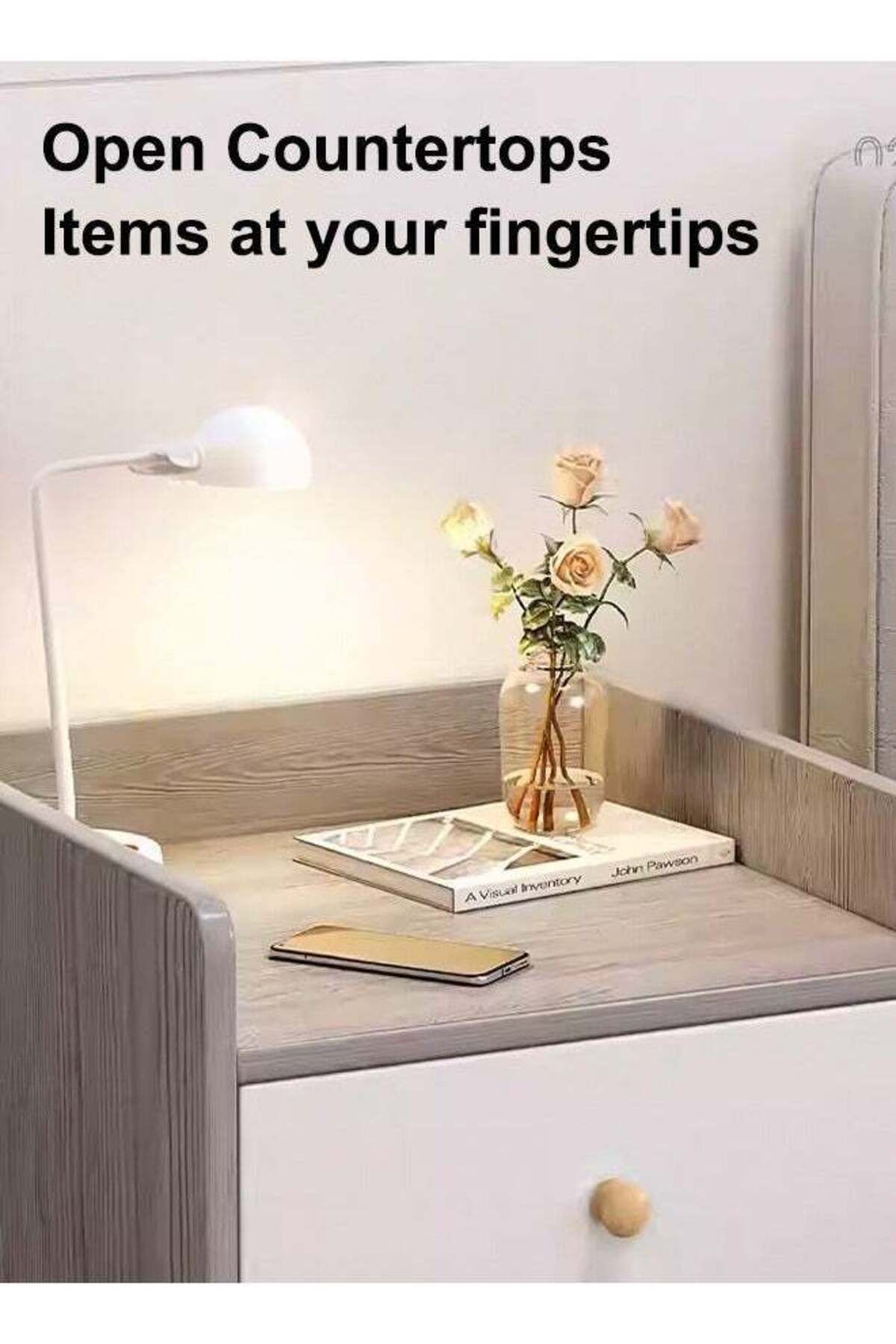 soufa dibaj-Bedside Table Side Table Storage Side Table Drawer Bedside Furniture Side Table for Bedroom 3