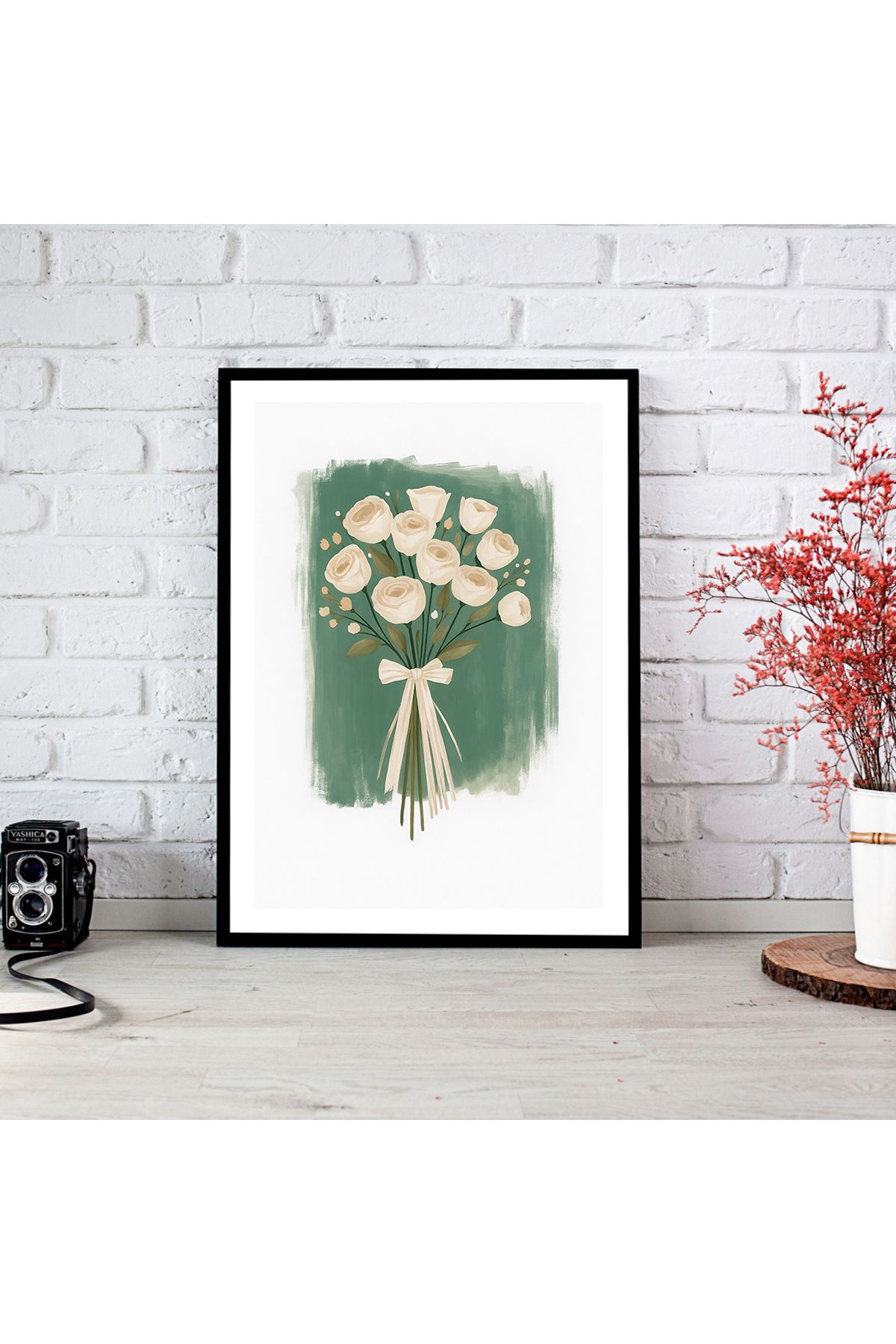 woodsia Çerçeve Görünümlü Çerçevesiz MDF Poster Tablo MDF_TEK1232
