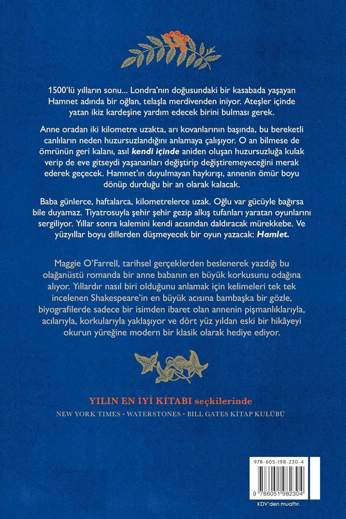 Bloomsbury-Turkish Edition: Hamnet - Maggie O'Farrell 2